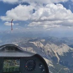 Flugwegposition um 11:00:08: Aufgenommen in der Nähe von Département Hautes-Alpes, Frankreich in 3302 Meter